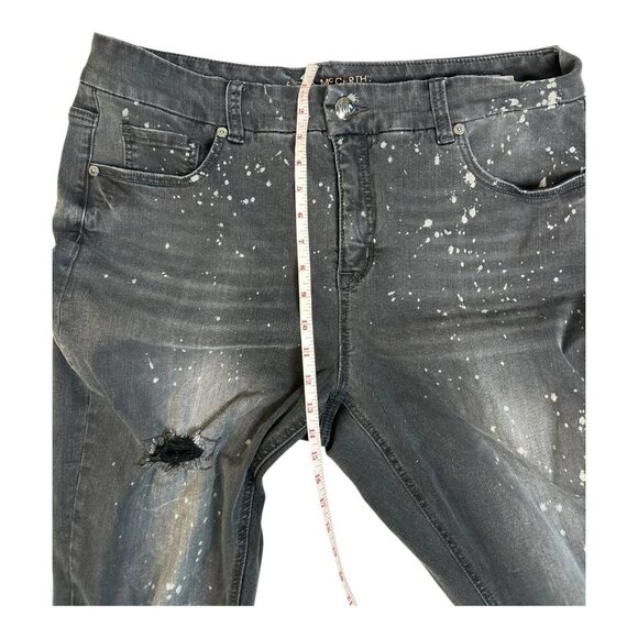 Melissa McCarthy Seven7 Pencil Distressed Black Jeans Women's Size 18W Slimming - Picture 12 of 12